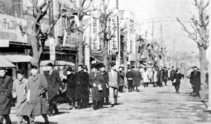 昭和33年の商店街